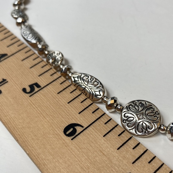 Silver Toned Necklace 16" + 3" Extender - Picture 5 of 8